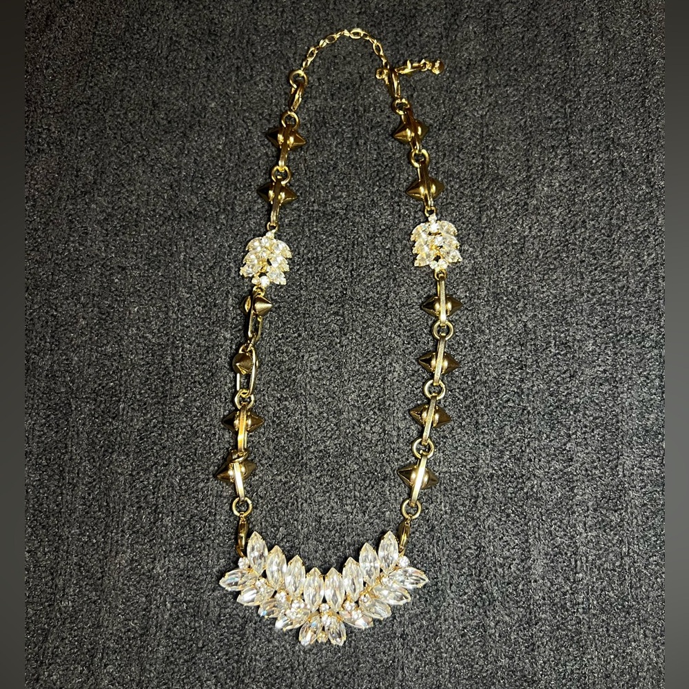 CAbi Laurel Wreath Necklace - Gold and Silver Tones